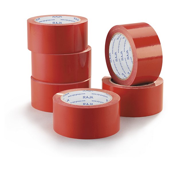 Cinta adhesiva PVC roja 48mm x 66m - 2