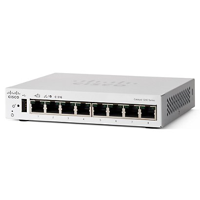Cisco C1200-8T-D, Géré, L2/L3 - 1