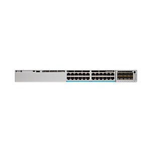 Cisco C9300L-24T-4G-E, Géré, L2/L3, Gigabit Ethernet (10/100/1000), Full duplex, Grille de montage