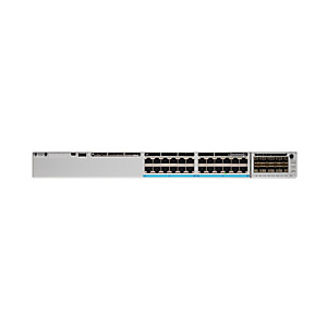 Cisco C9300L-24T-4G-E, Géré, L2/L3, Gigabit Ethernet (10/100/1000), Full duplex, Grille de montage