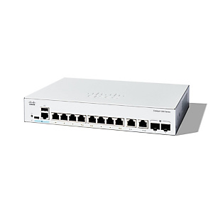 Cisco Catalyst 1200, Géré, L2, Gigabit Ethernet (10/100/1000), Grille de montage, 1U C1200-8T-E-2G Cisco Catalyst 1200, Géré, L2, Gigabit Ethernet (10/100/1000), Grille de montage, 1U C1200-8T-E-2G