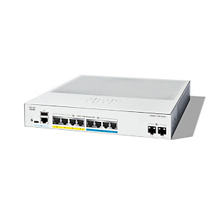 Cisco Catalyst C1300-8MGP-2X, Géré, L2/L3, Gigabit Ethernet (10/100/1000), Connexion Ethernet, supportant l'alimentation via ce port (PoE), Grille de Cisco Catalyst C1300-8MGP-2X, Géré, L2/L3, Gigabit Ethernet (10/100/1000), Connexion Ethernet, supportant l'alimentation via ce port (PoE), Grille de