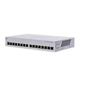 Cisco CBS110, Non-géré, L2, Gigabit Ethernet (10/100/1000), Full duplex, Grille de montage, 1U CBS110-16T-EU