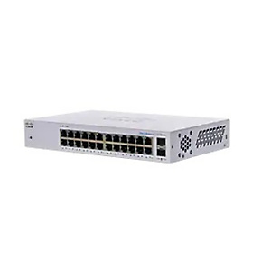 Cisco CBS110, Non-géré, L2, Gigabit Ethernet (10/100/1000), Full duplex, Grille de montage, 1U CBS110-24T-EU Cisco CBS110, Non-géré, L2, Gigabit Ethernet (10/100/1000), Full duplex, Grille de montage, 1U CBS110-24T-EU