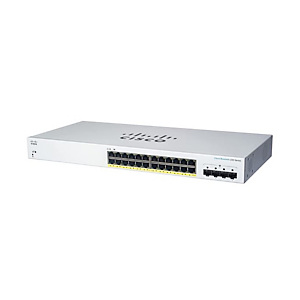 Cisco CBS220-24FP-4G, Géré, L2, Gigabit Ethernet (10/100/1000), Connexion Ethernet, supportant l'alimentation via ce port (PoE), Grille de montage CBS Cisco CBS220-24FP-4G, Géré, L2, Gigabit Ethernet (10/100/1000), Connexion Ethernet, supportant l'alimentation via ce port (PoE), Grille de montage CBS