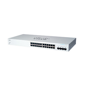 Cisco CBS220-24T-4G, Géré, L2, Gigabit Ethernet (10/100/1000), Grille de montage, 1U CBS220-24T-4G-EU Cisco CBS220-24T-4G, Géré, L2, Gigabit Ethernet (10/100/1000), Grille de montage, 1U CBS220-24T-4G-EU