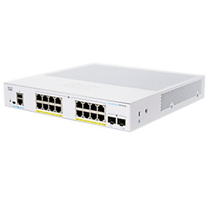 Cisco CBS350-16FP-2G-EU, Géré, L2/L3, Gigabit Ethernet (10/100/1000), Grille de montage