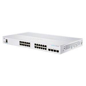 Cisco CBS350-24T-4X-EU, Géré, L2/L3, Gigabit Ethernet (10/100/1000), Grille de montage