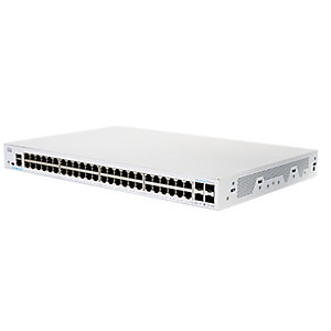 Cisco CBS350-48T-4X-EU, Géré, L2/L3, Gigabit Ethernet (10/100/1000), Grille de montage