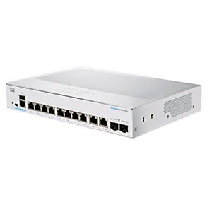 Cisco CBS350-8T-E-2G-EU, Géré, L2/L3, Gigabit Ethernet (10/100/1000)