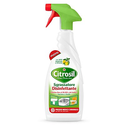 CITROSIL Home Protection Sgrassatore disinfettante, Flacone spray 650 ml
