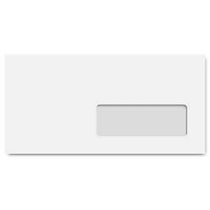 CLAIR ALFA Enveloppe extra blanche DL Clairalfa 110 x 220 mm 80g avec fenêtre - bande autoadhésive