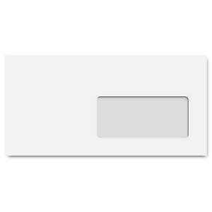 CLAIR ALFA Enveloppe extra blanche DL Clairalfa 110 x 220 mm 80g avec fenêtre - bande autoadhésive CLAIR ALFA Enveloppe extra blanche DL Clairalfa 110 x 220 mm 80g avec fenêtre - bande autoadhésive