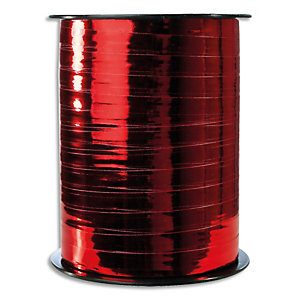 CLAIREFONTAINE Bobine bolduc de comptoir 250x0,7m. Coloris Rouge métallisé