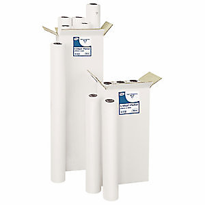 CLAIREFONTAINE Bobine papier blanc pour traceur - 50 m x 914 mm - 80 g/m² (Lot de 2)