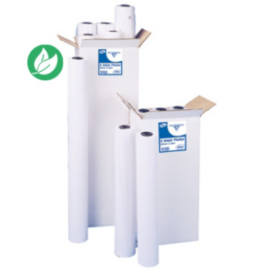 Clairefontaine Bobine de papier non couché pour traceur jet d'encre couleur - Format 50 m x 914 mm, 80 g/m² - Mandrin de 5 cm - Lot de 6 rouleaux Clairefontaine Bobine de papier non couché pour traceur jet d'encre couleur - Format 50 m x 914 mm, 80 g/m² - Mandrin de 5 cm - Lot de 6 rouleaux