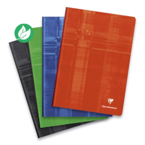 Clairefontaine Cahier broché Metric A4 21 x 29,7 cm - 90g - Grands carreaux Séyès - 192 pages Clairefontaine Cahier broché Metric A4 21 x 29,7 cm - 90g - Grands carreaux Séyès - 192 pages