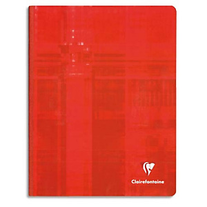 CLAIREFONTAINE Cahier reliure brochure 21x29,7cm 192 pages grands carreaux Séyès papier 90g CLAIREFONTAINE Cahier reliure brochure 21x29,7cm 192 pages grands carreaux Séyès papier 90g