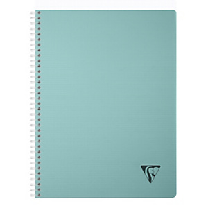 Clairefontaine Cahier à spirale Linicolor A4 21 x 29,7 cm - 90g - Petits carreaux 5x5 - 180 pages - Bleu Clairefontaine Cahier à spirale Linicolor A4 21 x 29,7 cm - 90g - Petits carreaux 5x5 - 180 pages - Bleu