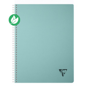 Clairefontaine Cahier à spirale Linicolor A4 21 x 29,7 cm - 90g - Petits carreaux 5x5 - 180 pages - Bleu Clairefontaine Cahier à spirale Linicolor A4 21 x 29,7 cm - 90g - Petits carreaux 5x5 - 180 pages - Bleu