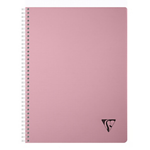 Clairefontaine Cahier à spirale Linicolor A4 21 x 29,7 cm - 90g - Petits carreaux 5x5 - 180 pages - Rose Clairefontaine Cahier à spirale Linicolor A4 21 x 29,7 cm - 90g - Petits carreaux 5x5 - 180 pages - Rose