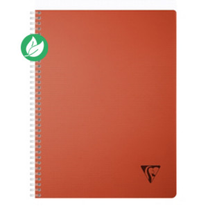 Clairefontaine Cahier à spirale Linicolor A4 21 x 29,7 cm - 90g - Petits carreaux 5x5 - 180 pages - Rouge Clairefontaine Cahier à spirale Linicolor A4 21 x 29,7 cm - 90g - Petits carreaux 5x5 - 180 pages - Rouge