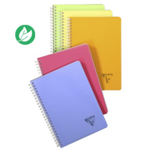 Clairefontaine Cahier à spirale Linicolor A5 14,8 x 21 cm - 90g - Petits carreaux 5x5 - 90 pages Clairefontaine Cahier à spirale Linicolor A5 14,8 x 21 cm - 90g - Petits carreaux 5x5 - 90 pages