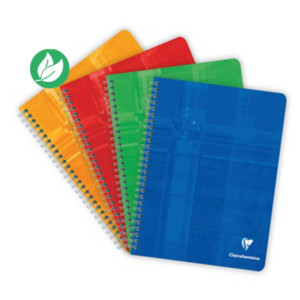 Clairefontaine Cahier à spirale Metric 17 x 22 cm - 90g - Petits carreaux 5x5 - 100 pages Clairefontaine Cahier à spirale Metric 17 x 22 cm - 90g - Petits carreaux 5x5 - 100 pages