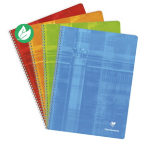 Clairefontaine Cahier à spirale Metric 24 x 32 cm - 90g - Petits carreaux 5x5 - 180 pages Clairefontaine Cahier à spirale Metric 24 x 32 cm - 90g - Petits carreaux 5x5 - 180 pages