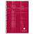 Clairefontaine Cahier à spirale Metric A4 21 x 29,7 cm - 90g - Grands carreaux Séyès - 180 pages - 4