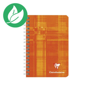 Clairefontaine Carnet à spirales 9,5 x 14 cm, 100 pages 90 g/m², petits carreaux 5x5 Clairefontaine Carnet à spirales 9,5 x 14 cm, 100 pages 90 g/m², petits carreaux 5x5