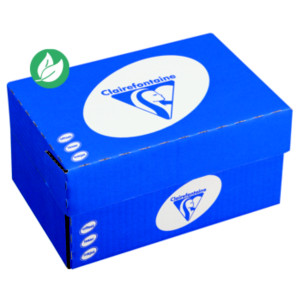 Clairefontaine Enveloppe blanche Premium DL 110 x 220 mm 90g fenêtre 45 x 100 mm - autocollante bande protectrice - Lot de 250