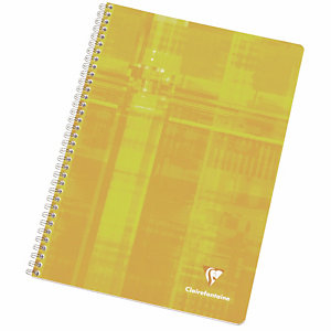 Clairefontaine Metric Cahier spirale 17 x 22 cm - petits carreaux 5x5 - 180 pages