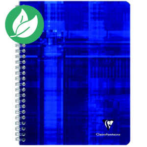 Clairefontaine Metric Cahier spirale A4 21 x 29,7 cm - grands carreaux Seyès - 100 pages Clairefontaine Metric Cahier spirale A4 21 x 29,7 cm - grands carreaux Seyès - 100 pages