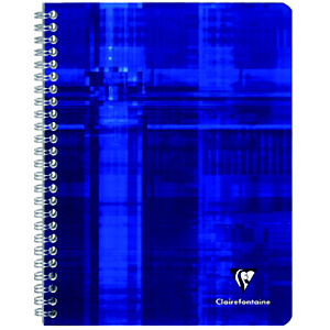 Clairefontaine Metric Cahier spirale A4 21 x 29,7 cm - grands carreaux Seyès - 100 pages Clairefontaine Metric Cahier spirale A4 21 x 29,7 cm - grands carreaux Seyès - 100 pages