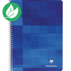 Clairefontaine Metric Cahier spirale A4 21 x 29,7 cm - petits carreaux 5x5 - 180 pages