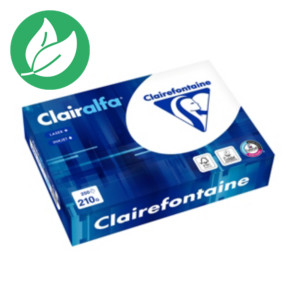 Clairefontaine Papier A4 blanc 210g Clairalfa - Ramette de 250 feuilles