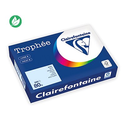 Clairefontaine Papier A4 Trophée - 80 g - 500 feuilles - Bleu Pastel