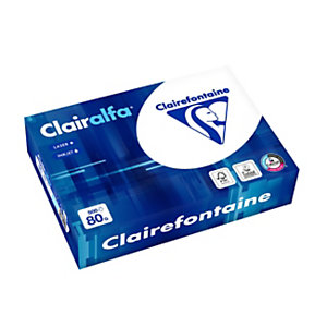 Clairefontaine Papier A5 blanc 80g Clairalfa - Ramette de 500 feuilles