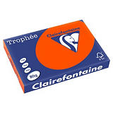 Clairefontaine Papier couleur A3 Rouge cardinal 80g Trophée - Ramette de 500 feuilles Clairefontaine Papier couleur A3 Rouge cardinal 80g Trophée - Ramette de 500 feuilles