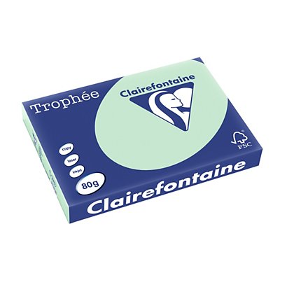 Clairefontaine Papier couleur Trophée multi-usage A3 vert 80 g/m²