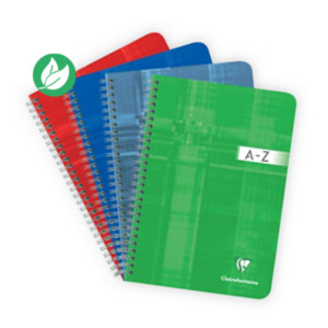 Clairefontaine Répertoire à spirales 15 x 21 cm - 180 pages -90g - Quadrillé 5x5 Clairefontaine Répertoire à spirales 15 x 21 cm - 180 pages -90g - Quadrillé 5x5