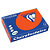CLAIREFONTAINE Ramette de 250 feuilles papier couleur TROPHEE 160 grammes format A4 Rouge cardinal 1021 - 1