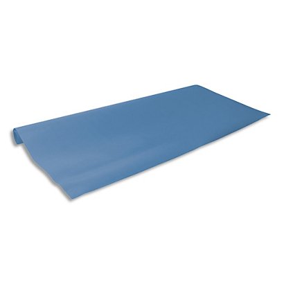 CLAIREFONTAINE Rouleau papier kraft couleur vergé 65g format 3x0,70m, coloris Bleu
