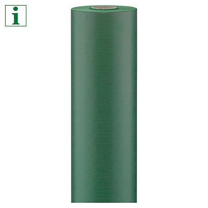 Classic coloured Kraft wrapping paper, dark green, 700mmx100m