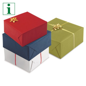 Classic coloured Kraft wrapping paper