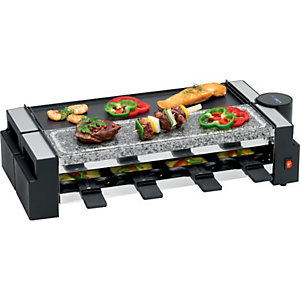 CLATRONIC Raclette grill RG 3678, avec pierre de cuisson
