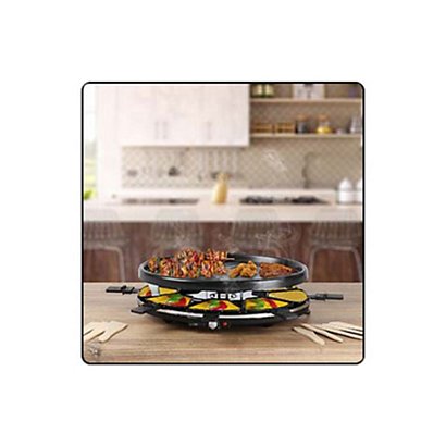 CLATRONIC Raclette-grill RG 3776, pour 8 personnes, noir - 1