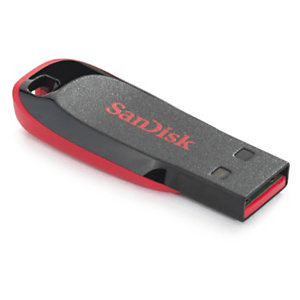 Clé USB compacte Cruzer Blade SANDISK 16 Go