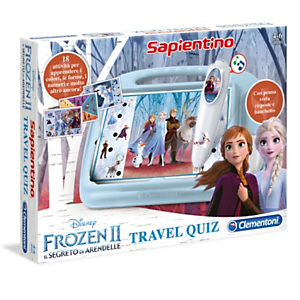 Clementoni, Giochi educativi, Sapientino travel quiz frozen 2, 16186 Clementoni, Giochi educativi, Sapientino travel quiz frozen 2, 16186
